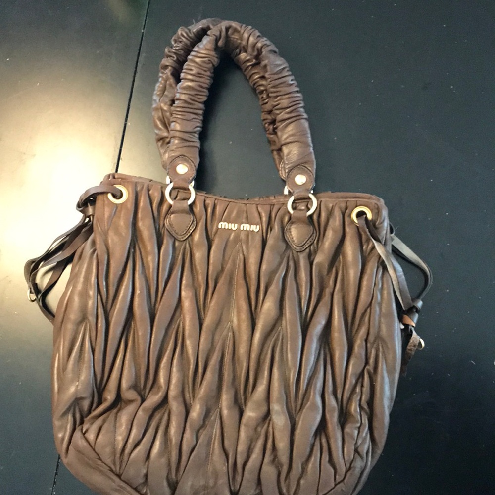 Miu Miu Chocolate Brown Bag
